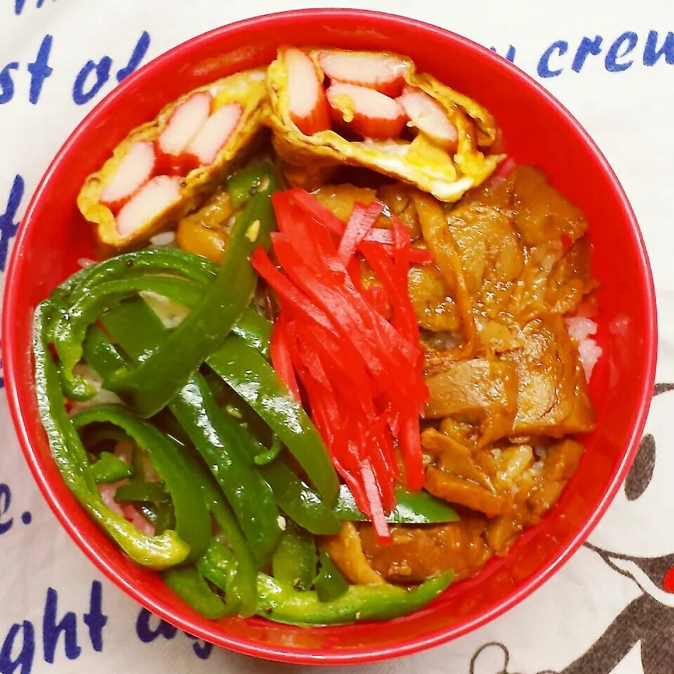 Snapdishの料理写真:照り焼きチキン🐔丼|きつねこかあさんさん