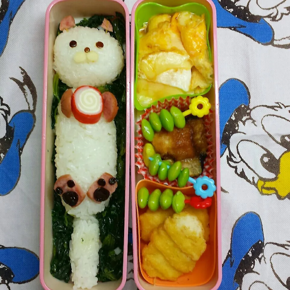 ラッコちゃんの お弁当 |きつねこかあさんさん