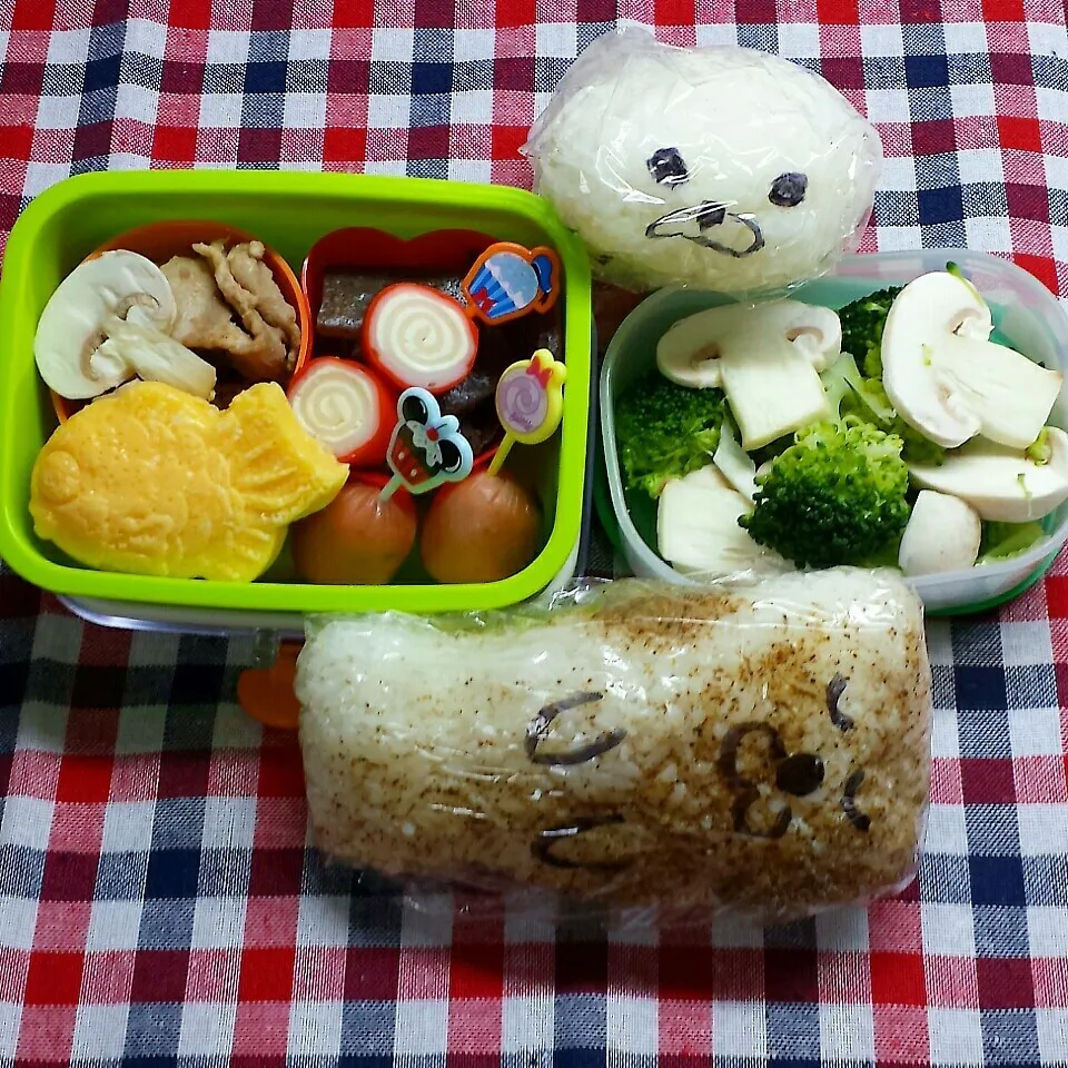 Snapdishの料理写真:我が家にも"ごはんあざらし" が来ました😆|きつねこかあさんさん