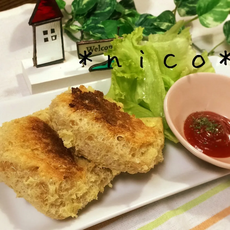 ＊きぃちゃんの♪油揚げdeカリサク♡ポテトコロッケ＊|にこさん