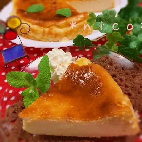 ☆ミキサーで ガー‼︎っと！簡単 ベイクドチーズケーキ☆|にこさん