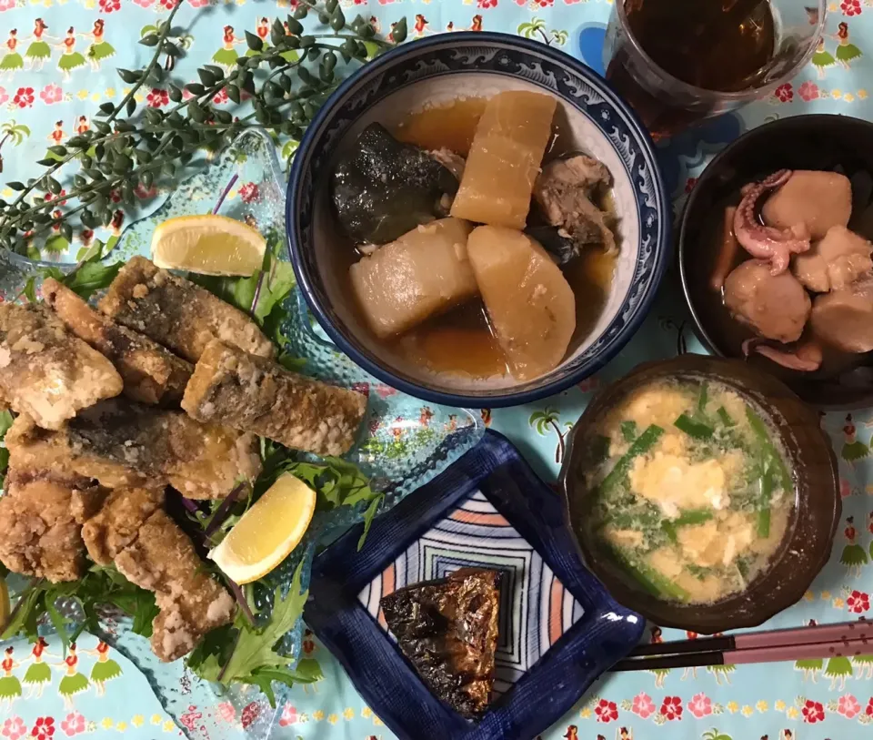 昨日の晩御飯は、魚のフルコース🐟🦑|noeさん