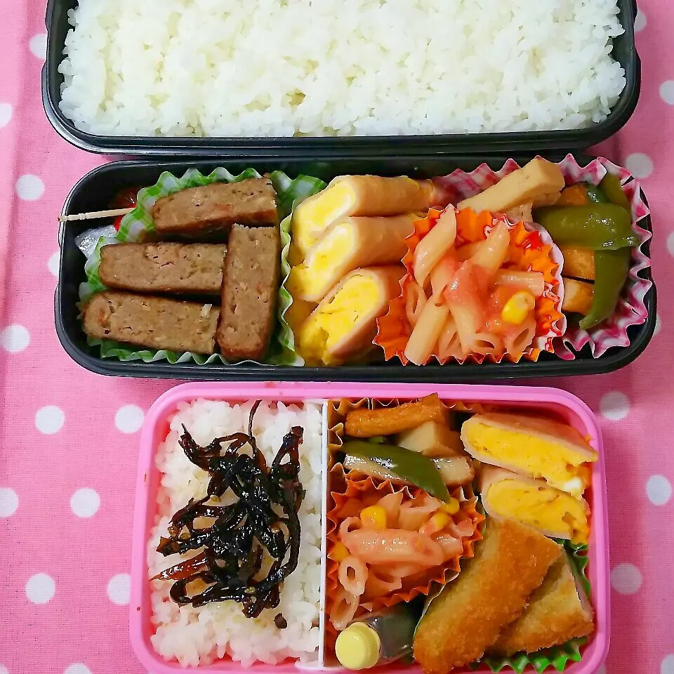 息子と娘弁当|まりさん