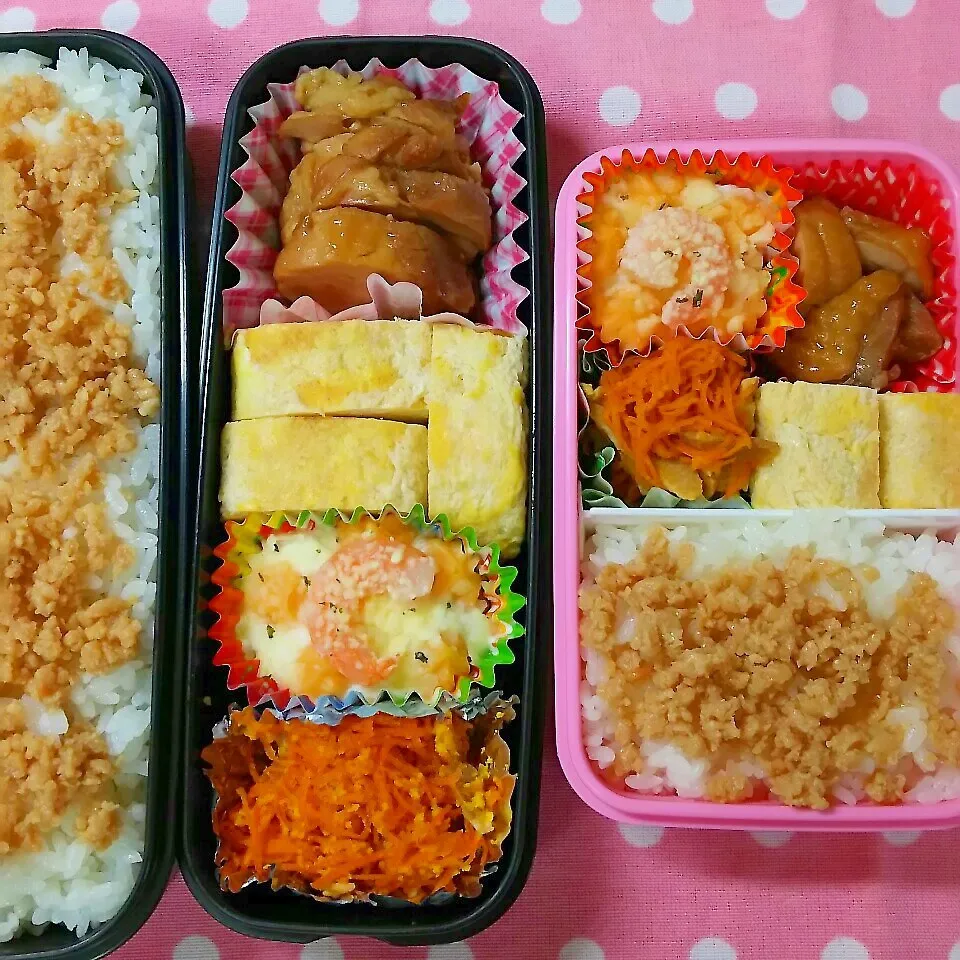 息子と娘弁当|まりさん