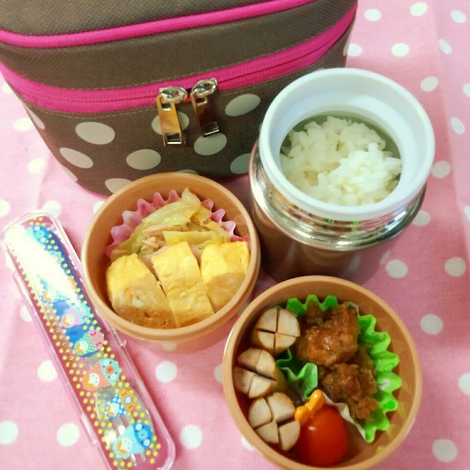 Snapdishの料理写真:娘の部活弁当|まりさん