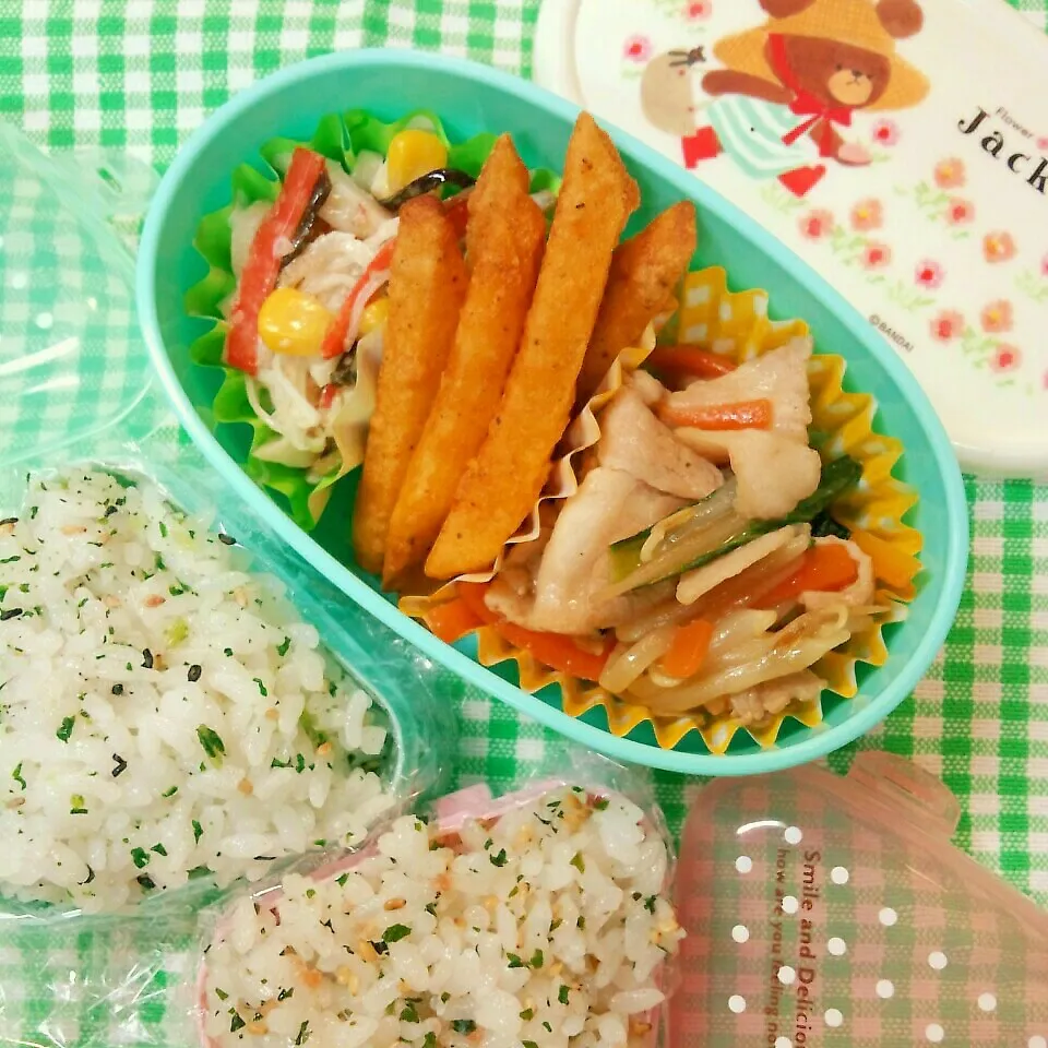 Snapdishの料理写真:娘の部活弁当|まりさん