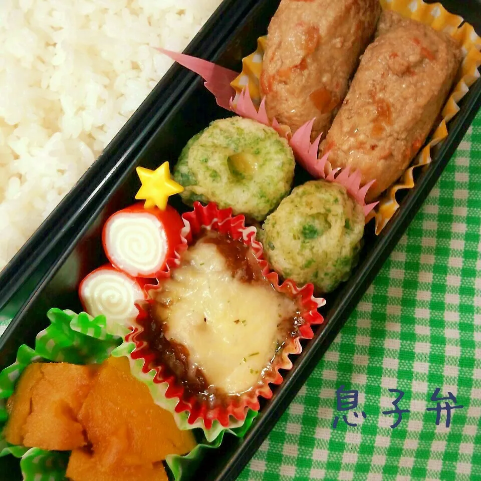 Snapdishの料理写真:豆腐ハンバーグ弁当|まりさん