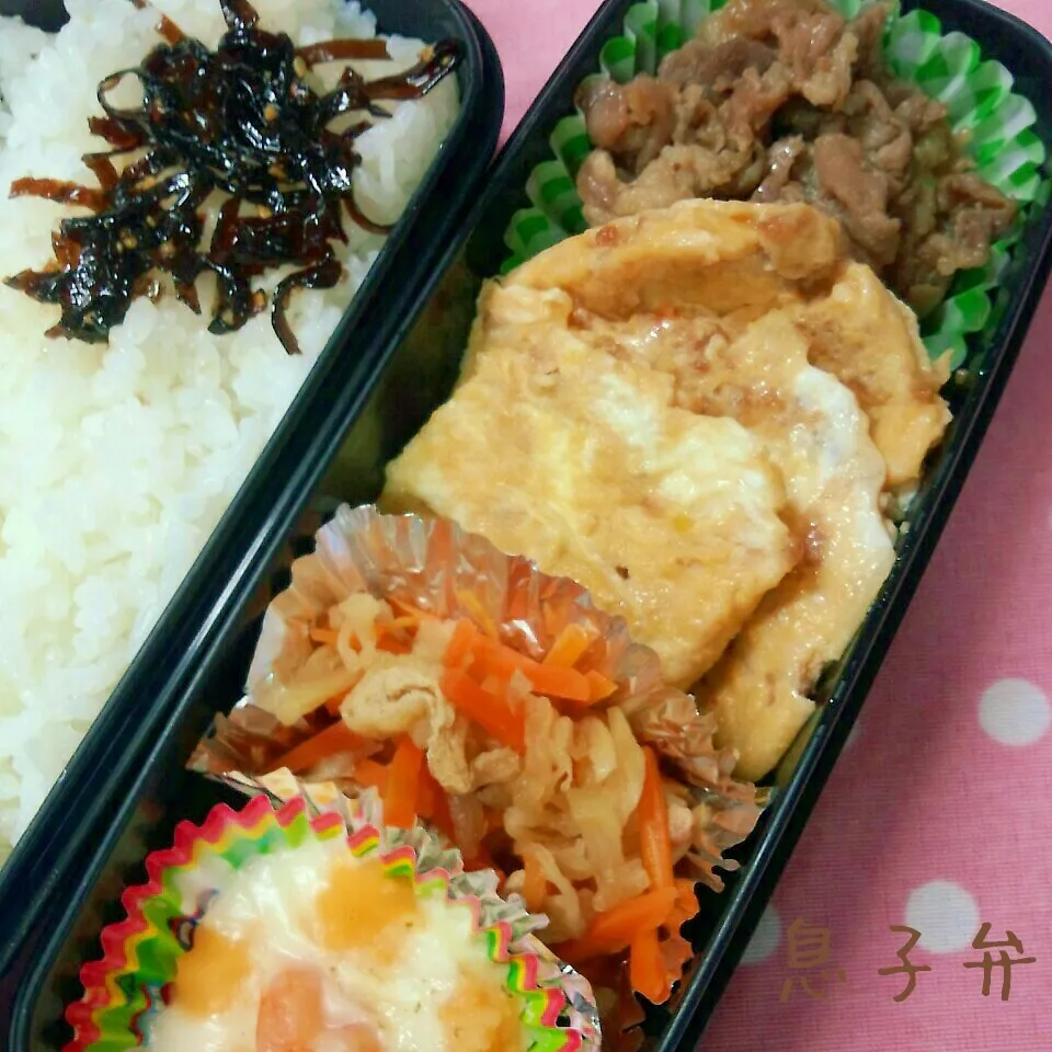 Snapdishの料理写真:豚丼のお肉だけ弁当|まりさん