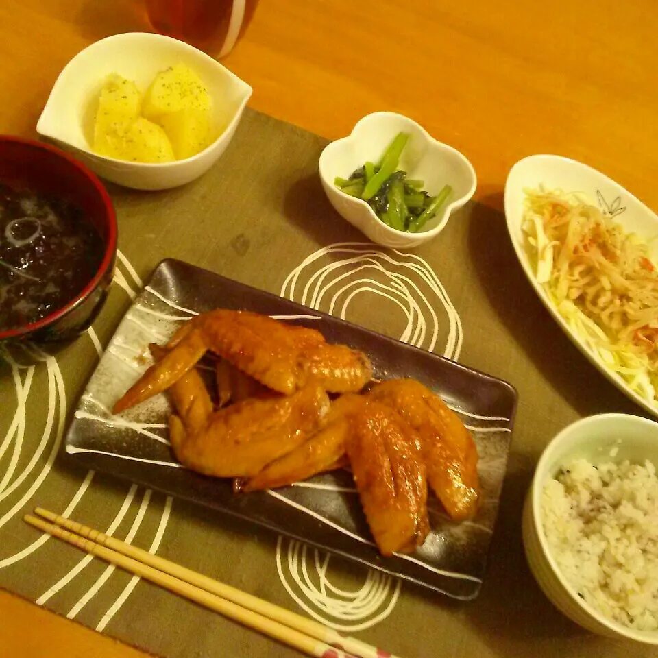 Snapdishの料理写真:真似っこ晩ごはん♪|sumire-koさん