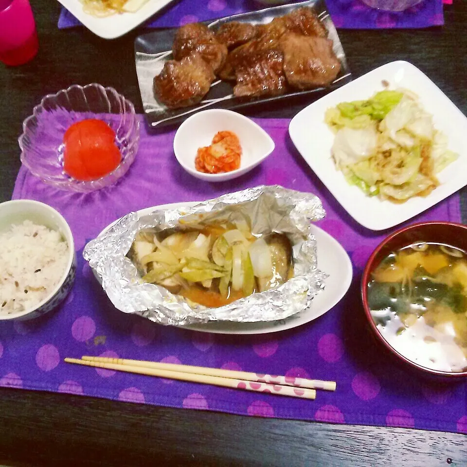 鱈のホイル焼き、仙台の牛タン|sumire-koさん