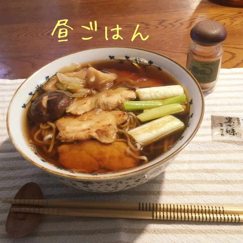 鶏胸肉で鴨南蛮風蕎麦|yakinasuさん