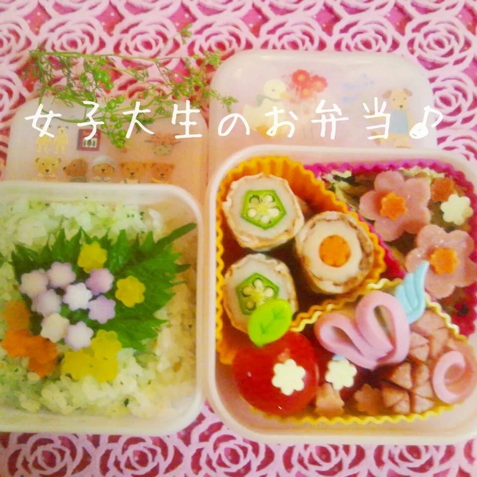 Snapdishの料理写真:女子大生のお弁当♪|henryさん