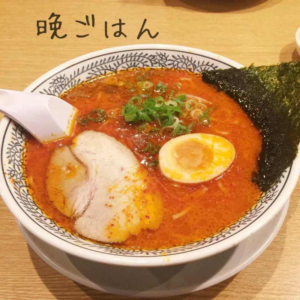 赤豚骨ラーメン|yakinasuさん