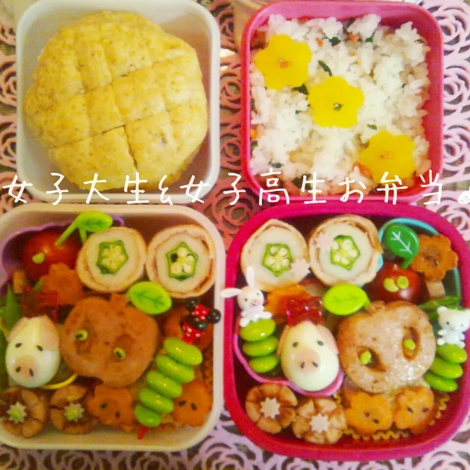 女子大生&女子高生のお弁当♪|henryさん