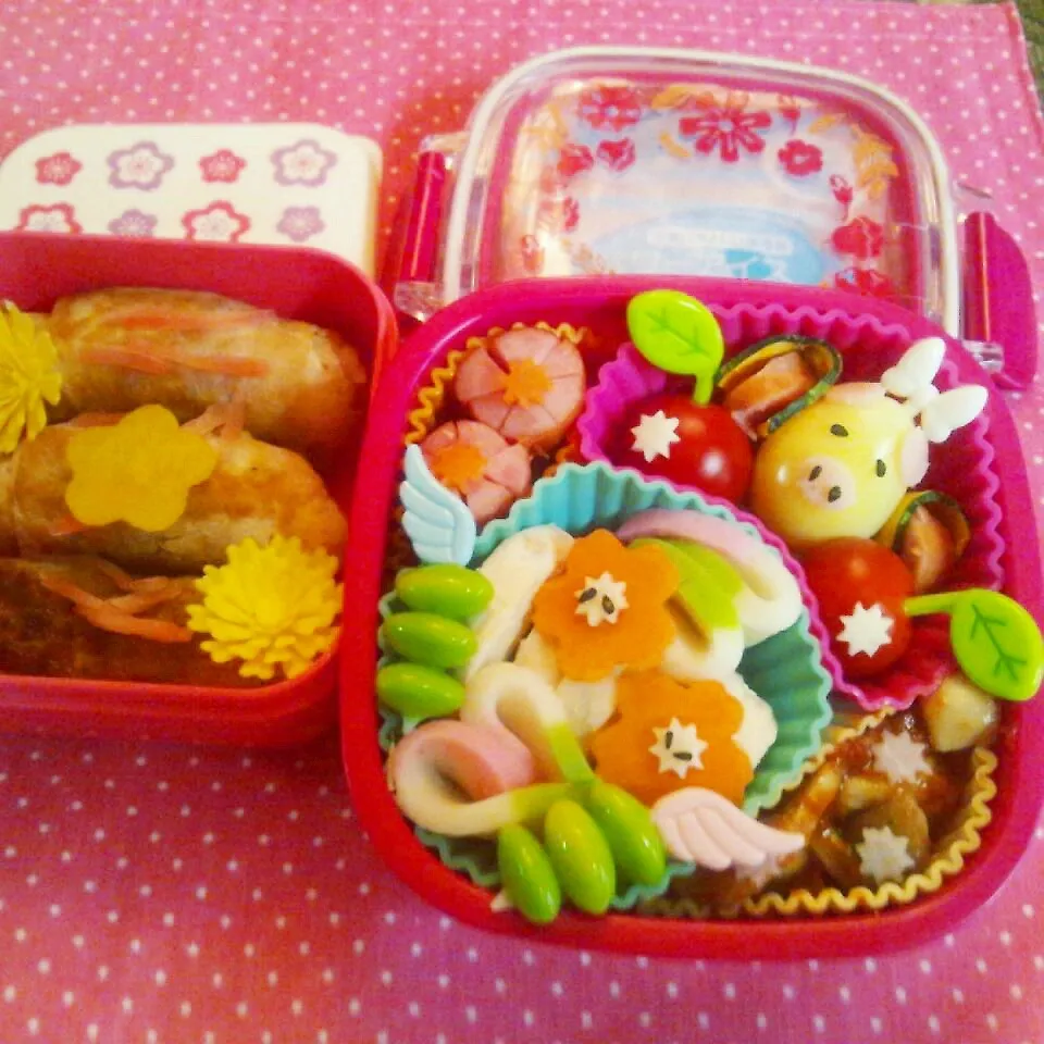 Snapdishの料理写真:女子高生の模試弁当♪|henryさん