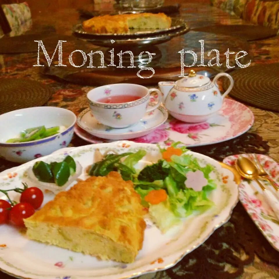 morning plate  おからパンケーキ☆|henryさん