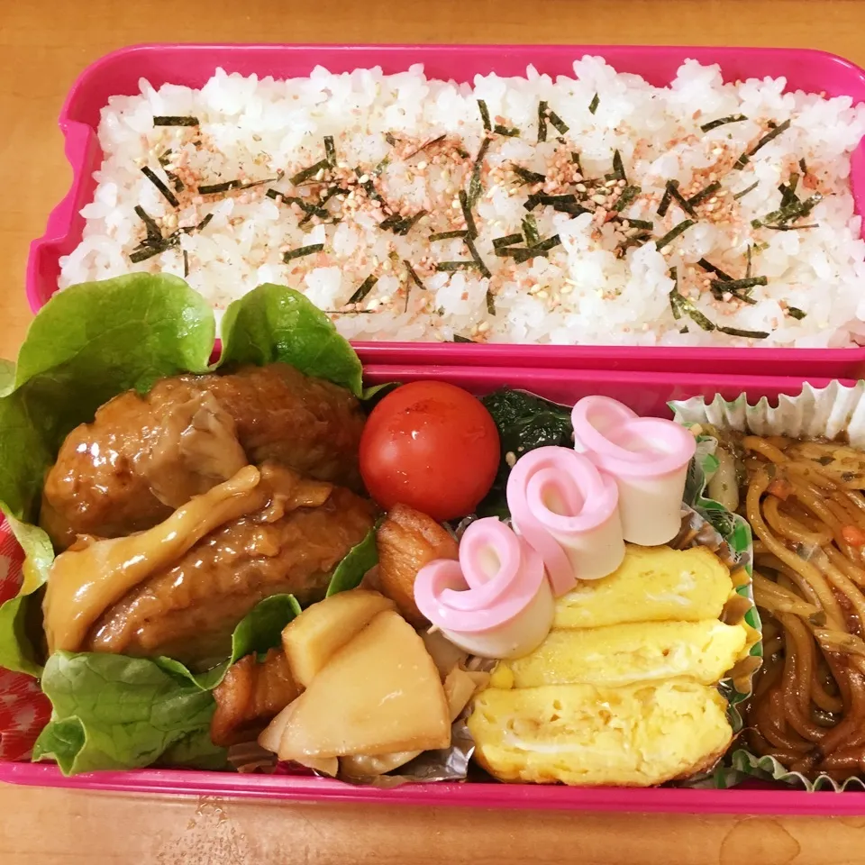 Snapdishの料理写真:4/24娘ちゃんのお弁当|としちゃんさん