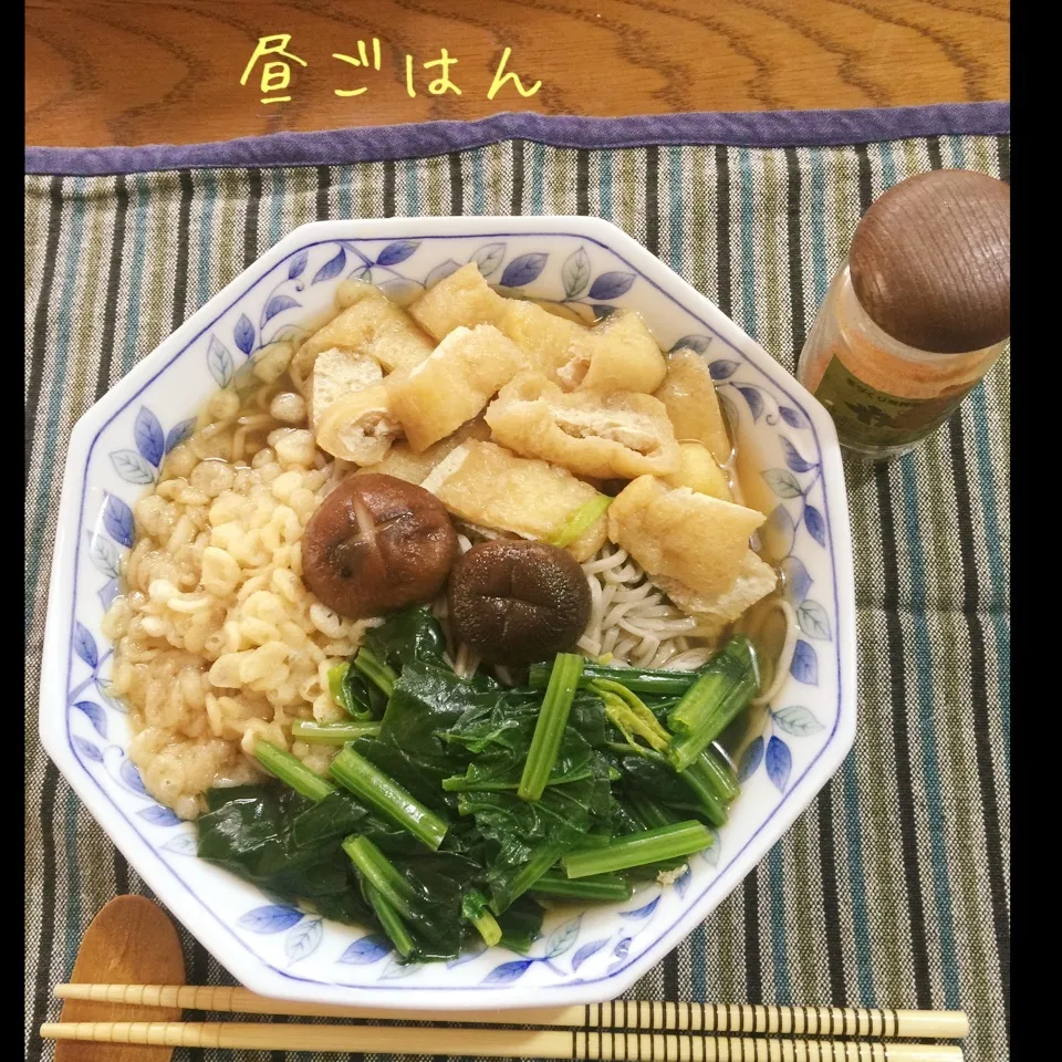 冷やしタヌキツネ蕎麦|yakinasuさん