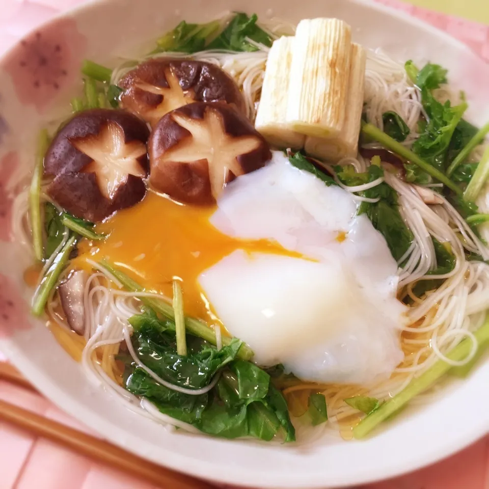 群馬のお野菜❤️かき菜のほっこりにゅう麺|Yumiko Ozakiさん