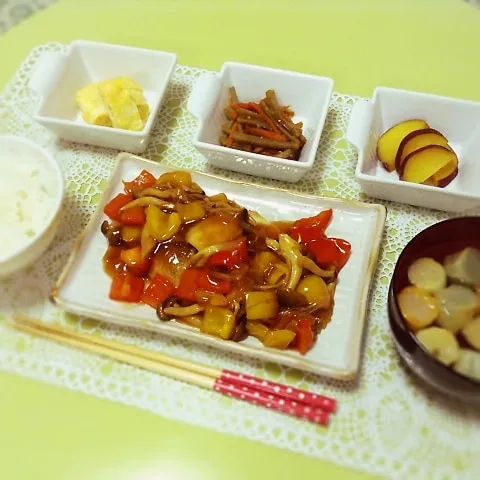 鱈の甘酢あんかけで和食な夜ご飯|Yumiko Ozakiさん