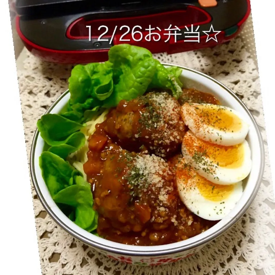 2014.ラストのお弁当は♡ジュワッと刺激のミートパスタ♡|chouchouさん