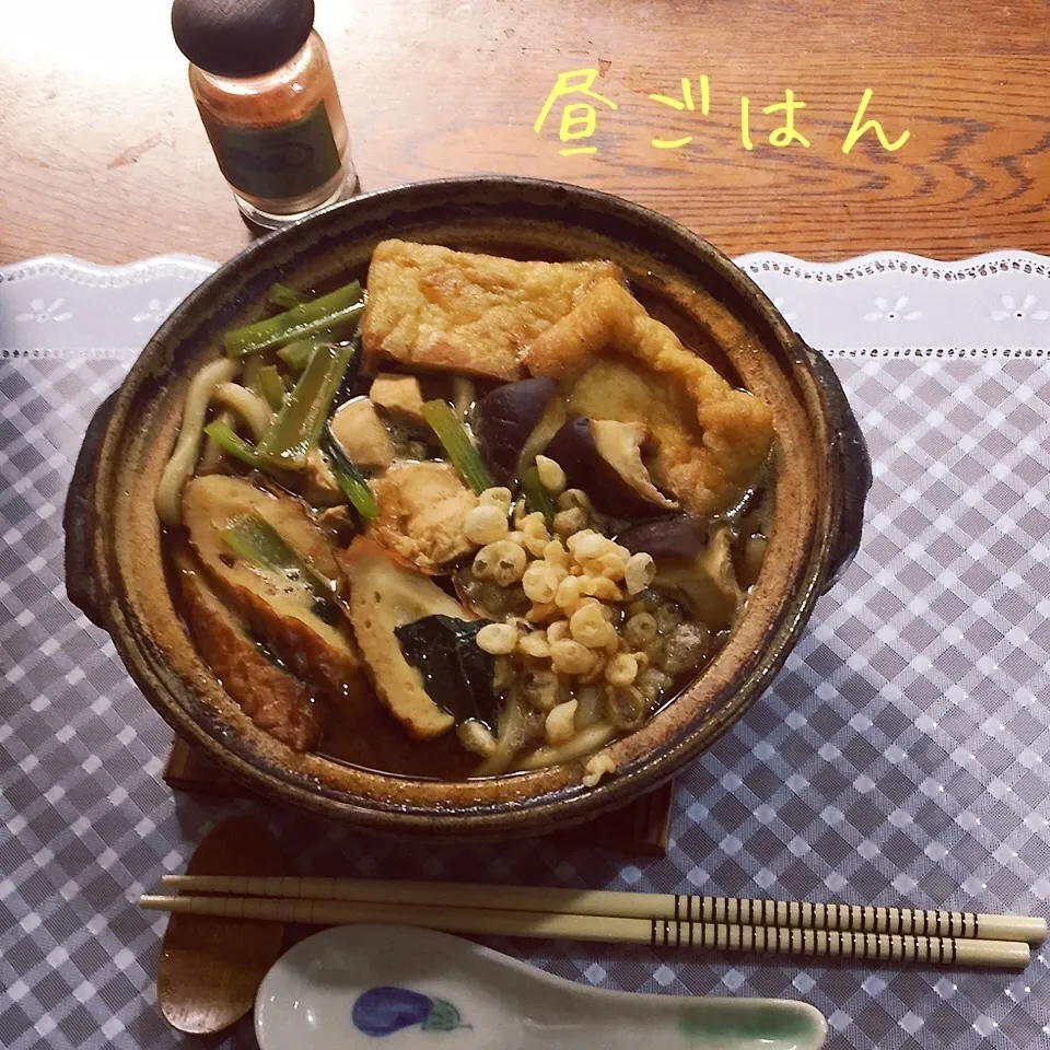 Snapdishの料理写真:味噌煮込みうどん   ♪|yakinasuさん