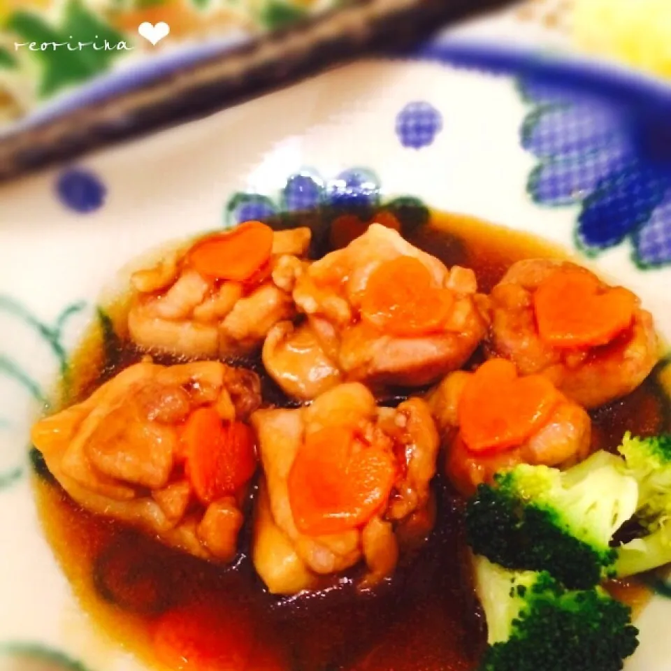 簡単和食♡鶏肉のとろ〜り柔らか煮♡|rさん