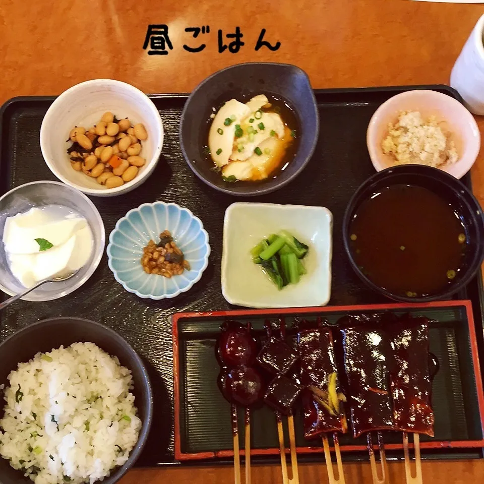 菜飯豆腐田楽定食|yakinasuさん