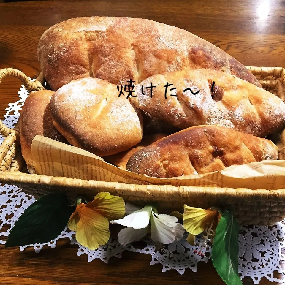 フランスパン3種|yakinasuさん