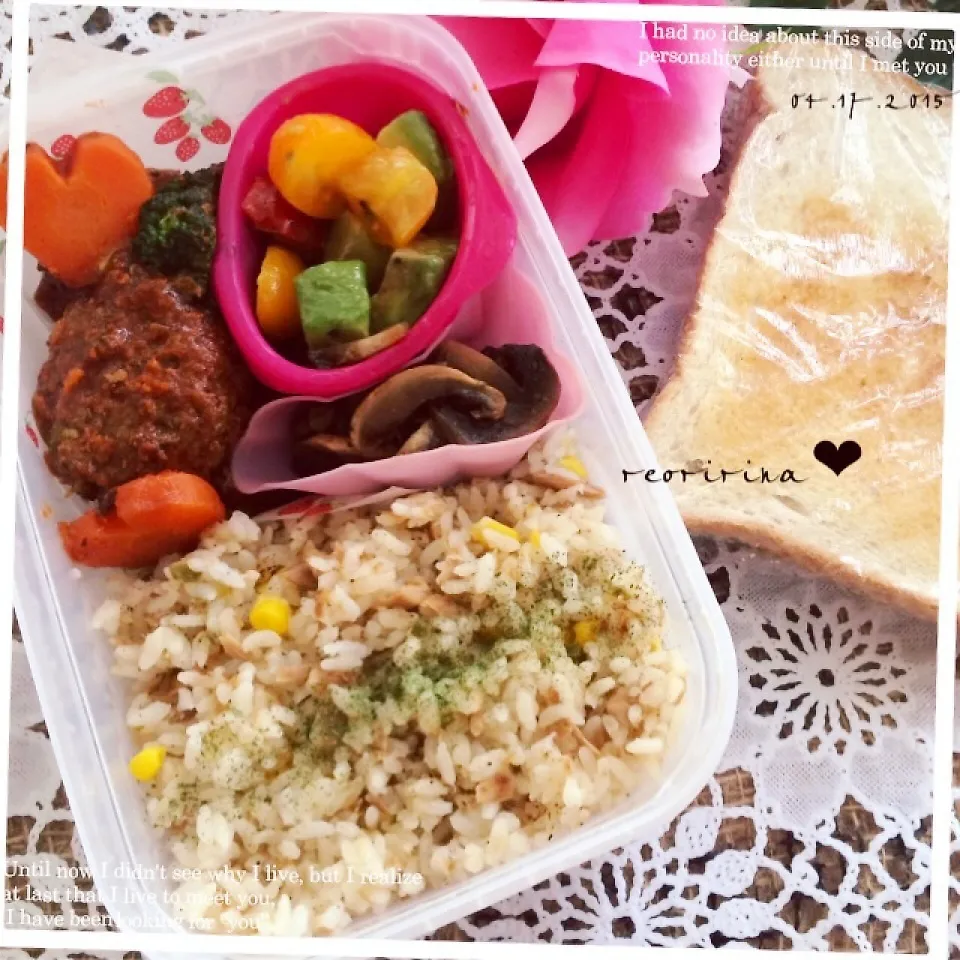 パパのお弁当♡煮込みハンバーグ♡|rさん