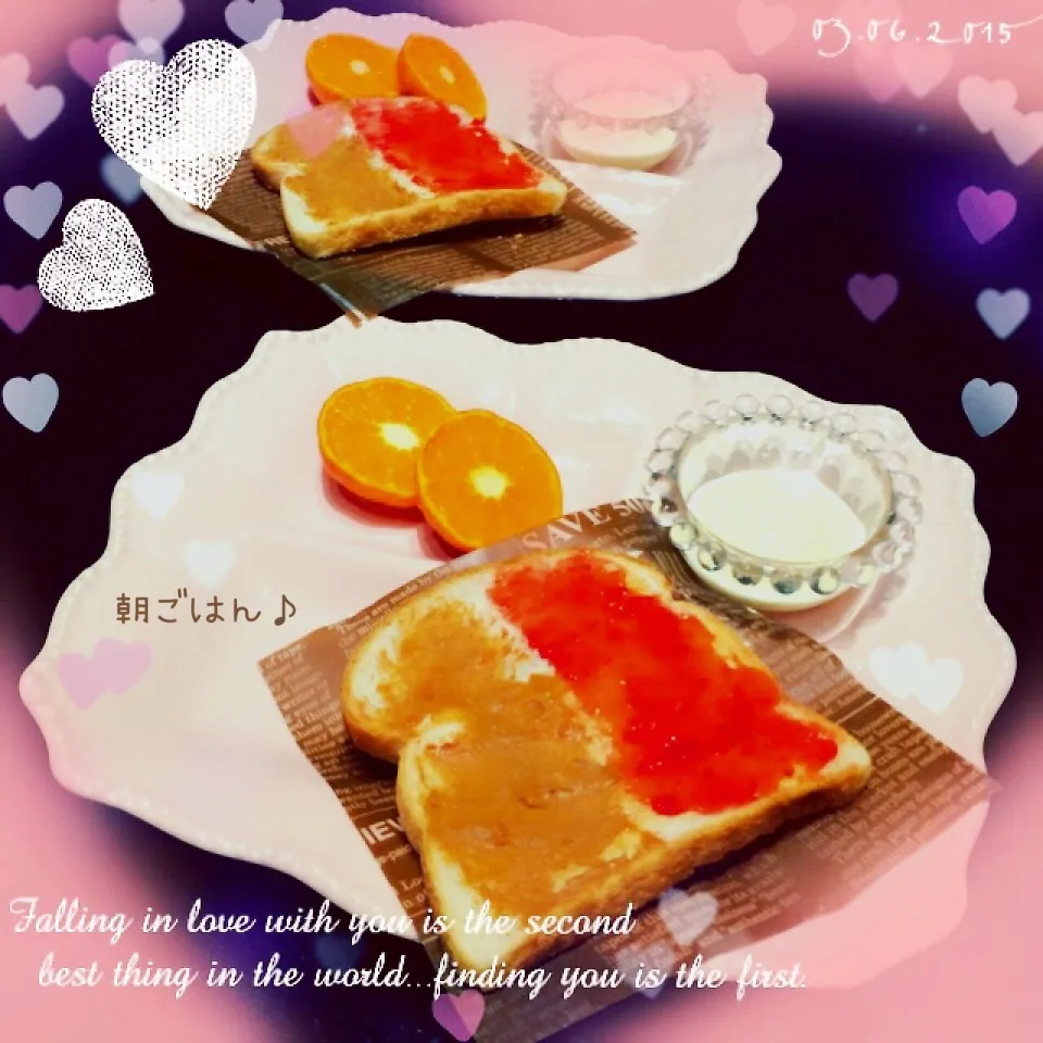 子供たちの朝ごはん♡|rさん