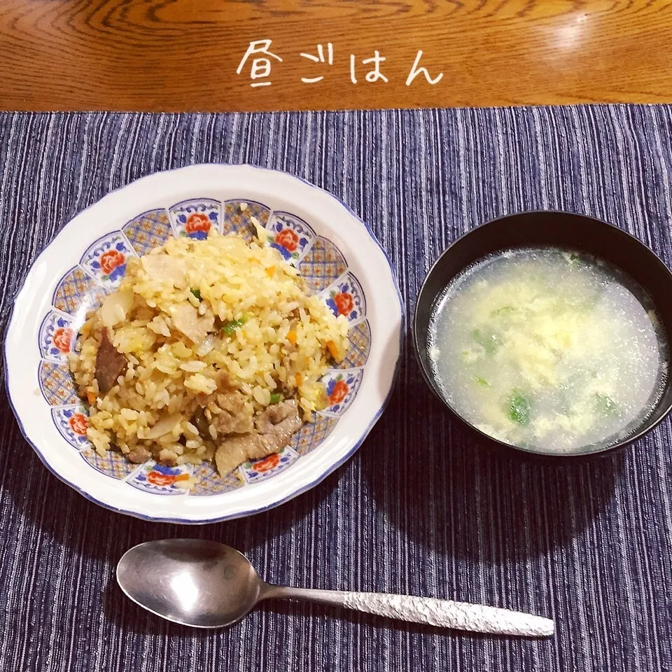 チャーハン、中華スープ|yakinasuさん