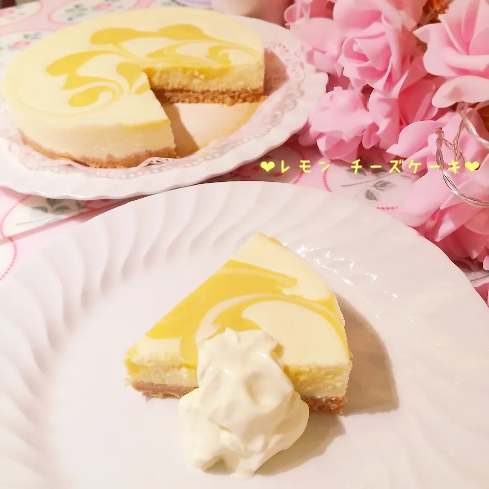 おやつに♡レモンチーズケーキ♡|rさん