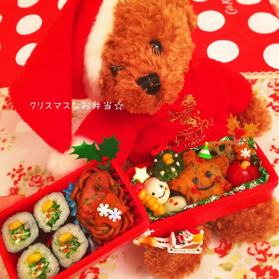 ちょっと早めの♡クリスマスなお弁当♡|rさん