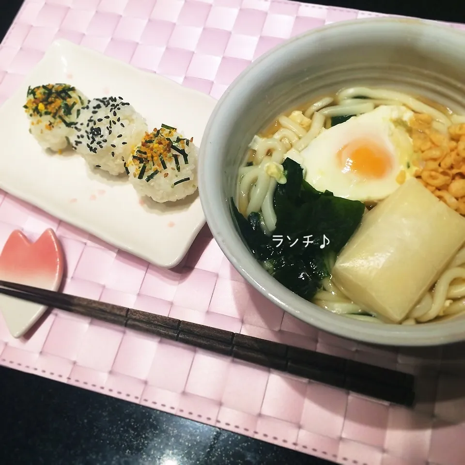 ランチ♡うどんとおにぎり♡|rさん