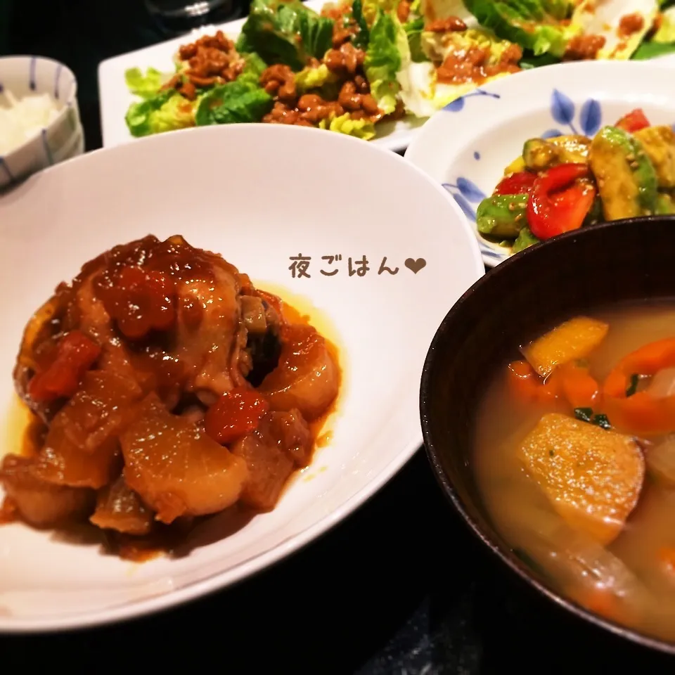 Snapdishの料理写真:夜ごはん♥︎|rさん