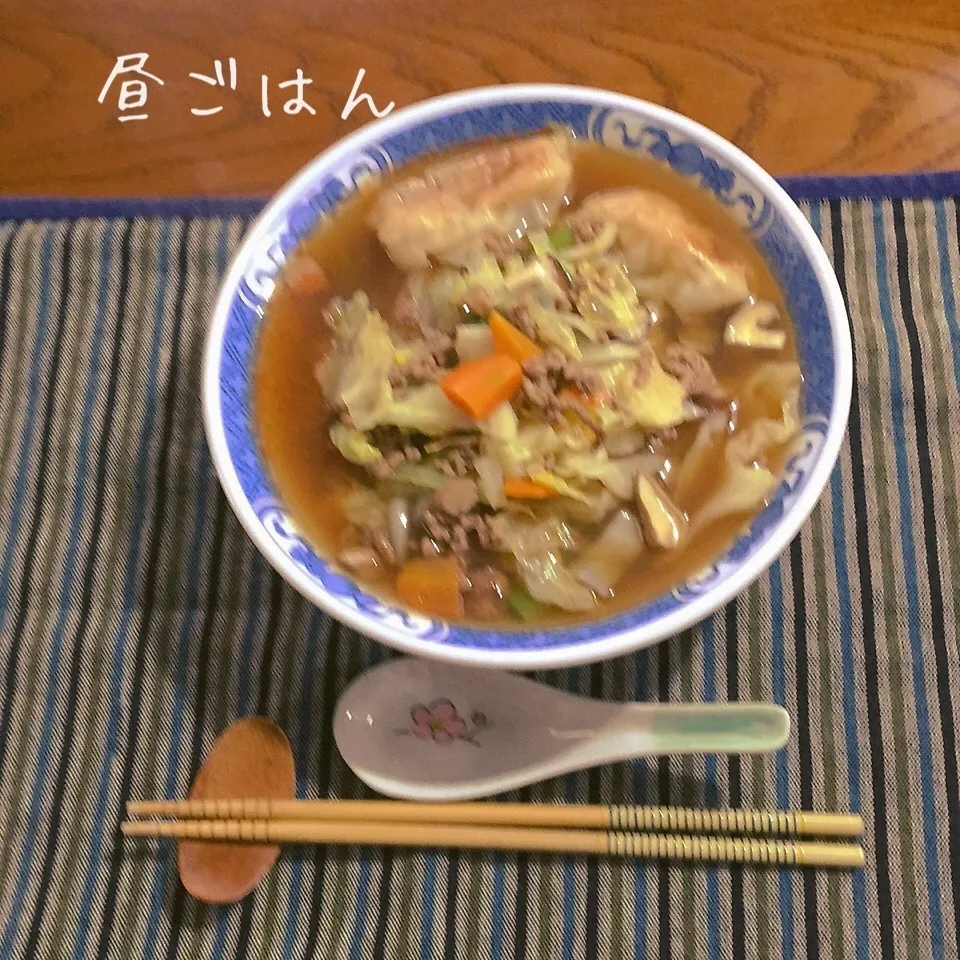 Snapdishの料理写真:あんかけ醤油ラーメ|yakinasuさん