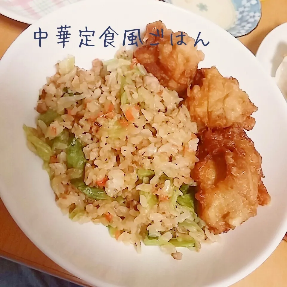 Snapdishの料理写真:中華定食風ごはん|さっちゃんさん