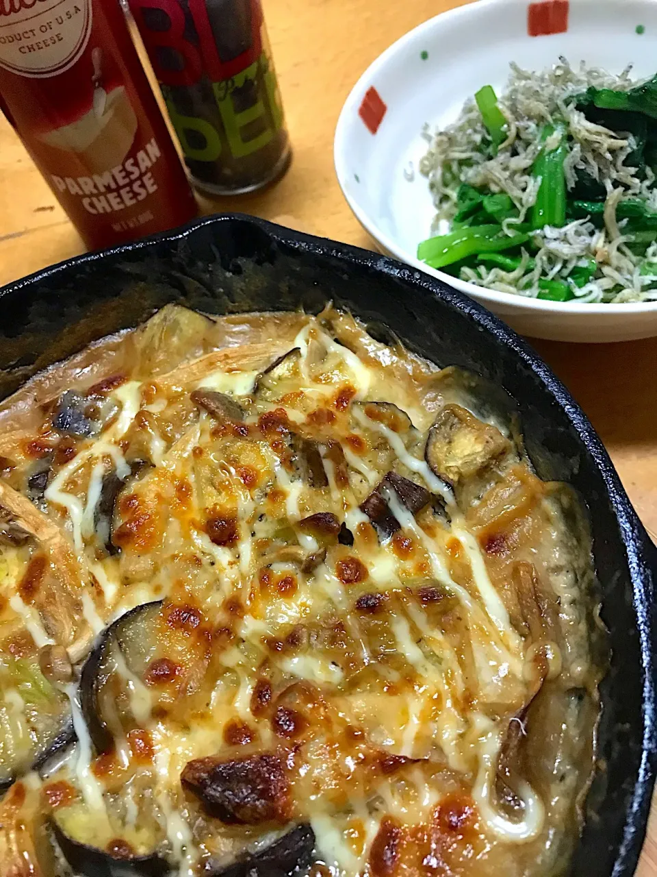 Snapdishの料理写真:#なす と #白菜 の   #赤味噌 仕立ての #豆乳グラタン|こなちゅんさん