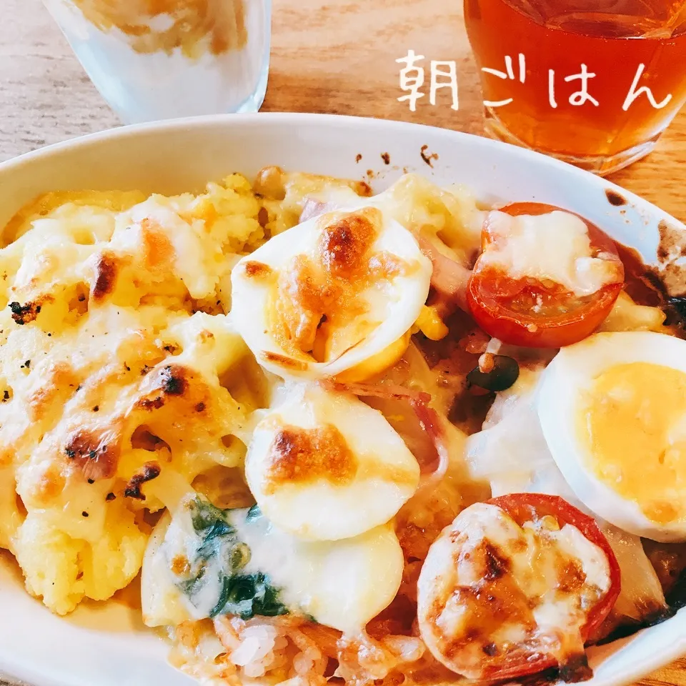 Snapdishの料理写真:朝 2018.6.14|ささなおさん