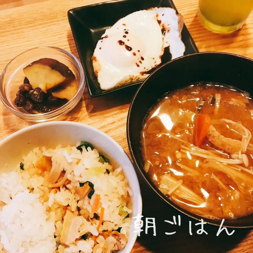 Snapdishの料理写真:朝 2018.4.18|ささなおさん