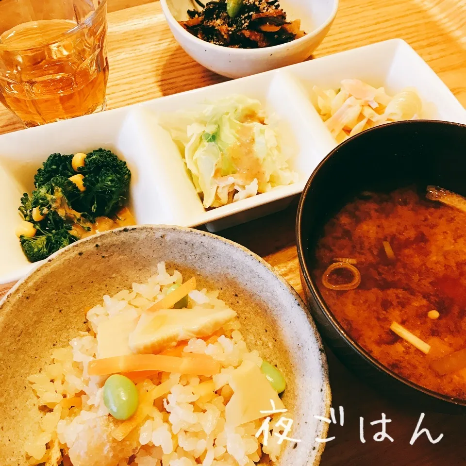 Snapdishの料理写真:夜 2018.3.16|ささなおさん