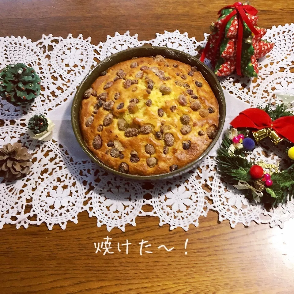 さつまいもと甘納豆のケーキ|yakinasuさん