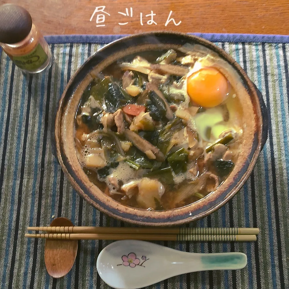 Snapdishの料理写真:味噌煮込みうどん|yakinasuさん