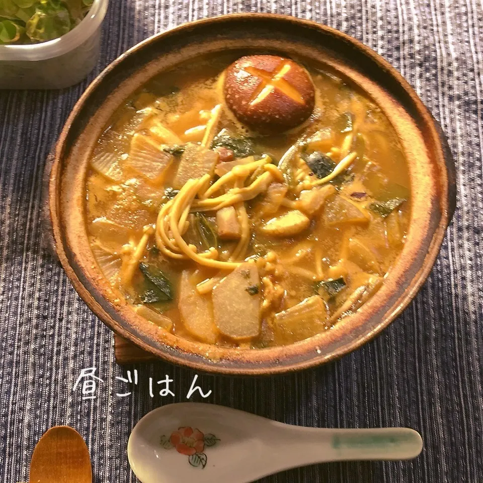 カレー煮込みうどん|yakinasuさん