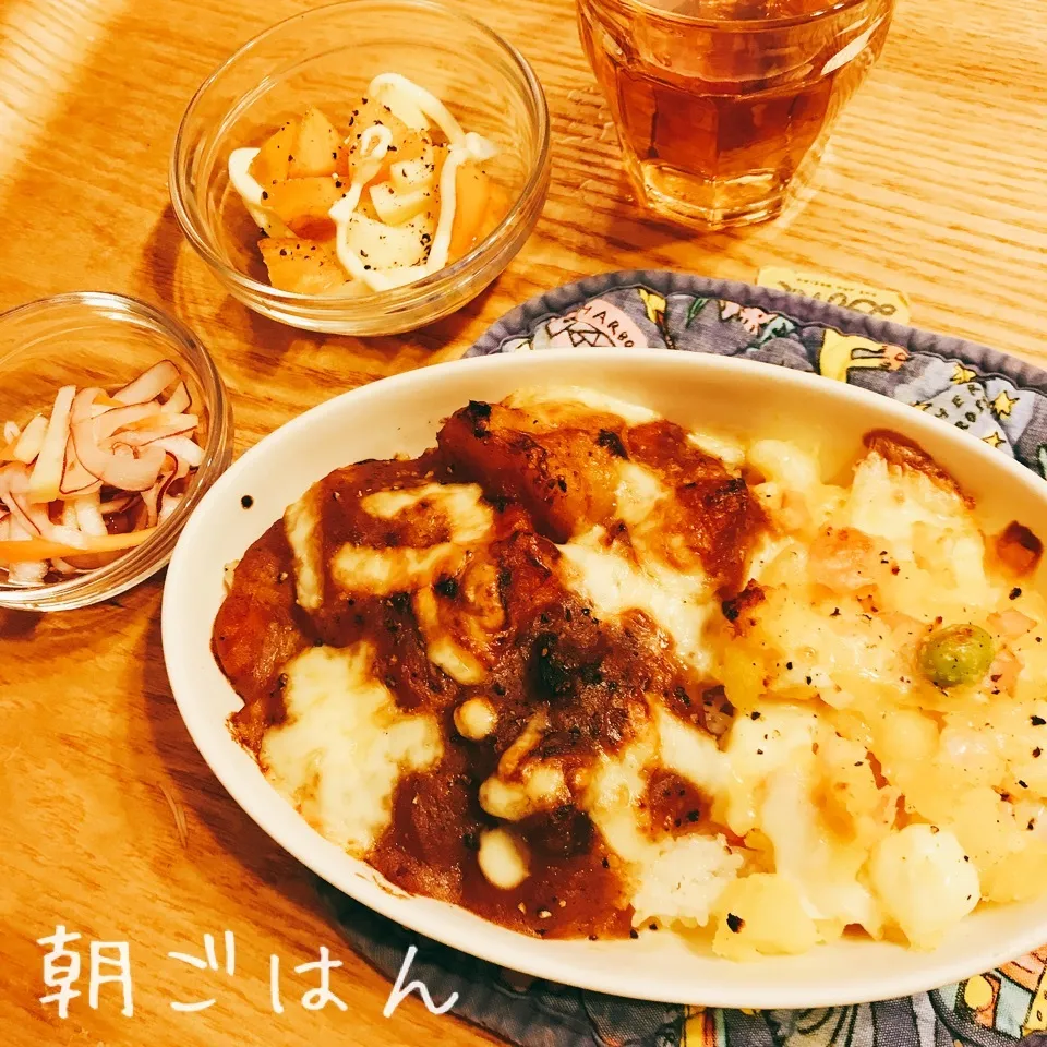 Snapdishの料理写真:朝 2017.11.10|ささなおさん