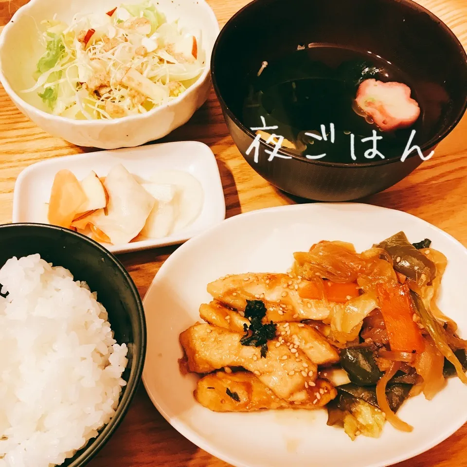 Snapdishの料理写真:夜 2017.11.7|ささなおさん