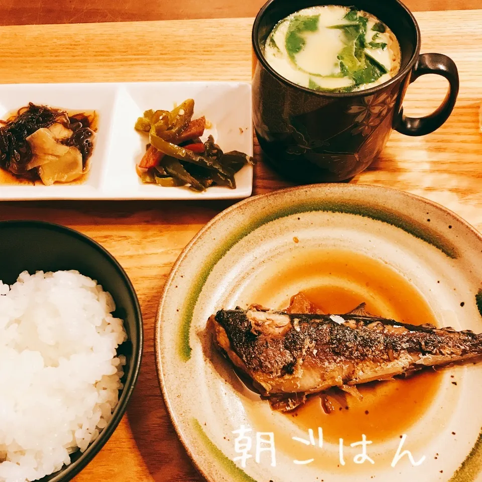 Snapdishの料理写真:朝 2017.11.4|ささなおさん