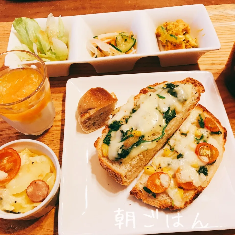 Snapdishの料理写真:朝 2017.10.20|ささなおさん