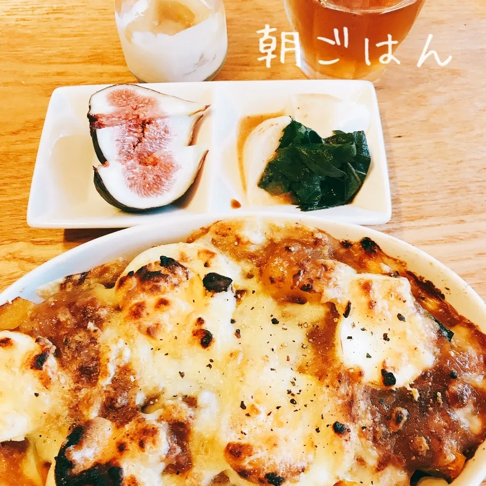 Snapdishの料理写真:朝 2017.9.22|ささなおさん